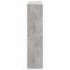 vidaXL Bookcase Concrete Grey 100x33x135 cm Engineered Wood