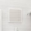 vidaXL Bathroom Mirror High Gloss White 40x1.5x37 cm Engineered Wood