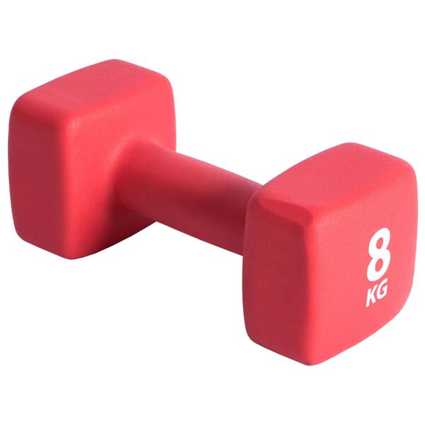 Pure2Improve Dumbbell 8 kg Neoprene Red