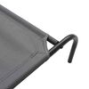 vidaXL Elevated Dog Bed Grey 130x80x20 cm Oxford Fabric and Steel