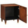 vidaXL Bedside Cabinet 2 pcs Brown 40 x 33.5 x 46 cm Solid Acacia wood