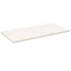 vidaXL Table Top White 110x60x2,5 cm Solid Wood Pine Rectangular