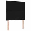 vidaXL Headboard Height Adjustable with Headboard Black 100 cm Velvet