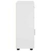 vidaXL Bathroom Cabinet Set TULUM High Gloss White 37 x 31.5 x 82 cm