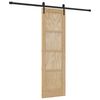 vidaXL Sliding Door ORKDAL Natural 61 x 198.5 cm Solid Pine Wood