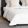 vidaXL Duvet with Pillow 3 pcs White Microfibre