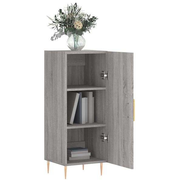 vidaXL Sideboard Grey Sonoma 34.5x34x90 cm Engineered Wood