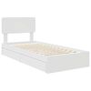 vidaXL Storage Bed with Headboard White 75 x 190 cm Engineered Wood