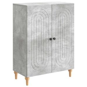 vidaXL Sideboard Concrete Grey 66 x 34.5 x 90 cm Engineered Wood