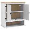 vidaXL Hanging Cabinet Corona White 70 x 33 x 71.5 cm Solid Pine Wood