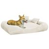 vidaXL Dog Cushion with Pillows Beige 89x75x19 cm Oxford Fabric