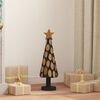 vidaXL Christmas Tree with Stand Brown 60 cm Solid teak wood