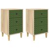 vidaXL Bedside Cabinet GELEEN 2 pcs Sonoma Oak 36 x 33 x 60 cm