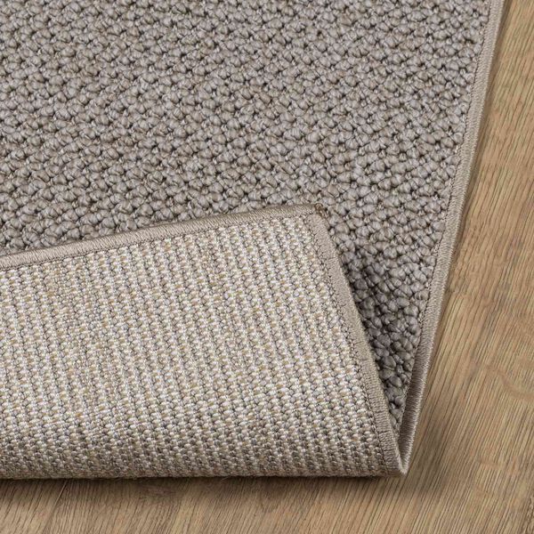 vidaXL Area Rugs Square LUGO Taupe 200 x 200 cm Polyester