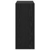 vidaXL Book Cabinet Black Oak 60 x 30 x 72 cm Engineered Wood
