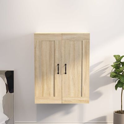 vidaXL Hanging Wall Cabinet Sonoma Oak 69.5x32.5x90 cm