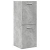 vidaXL 5 Piece Bathroom Furniture Set Concrete Grey Engineered Wood