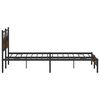 vidaXL Bed Frame without Mattress Smoked Oak 160x200 cm Engineered Wood
