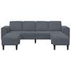 vidaXL Living Room Couch 3 pcs Dark Grey