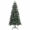 vidaXL Artificial Christmas Tree with 150 LEDs with Stand Green 120 cm