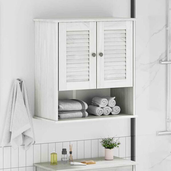 vidaXL Bathroom Cabinet with Shelf VIGO White and Antique White