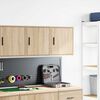 vidaXL Garage Wall Cabinets 2 pcs Sonoma Oak Engineered Wood