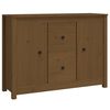 vidaXL Sideboard Honey Brown 100x35x74 cm Solid Wood Pine