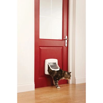 PetSafe Magnetic 4-Way Cat Flap Deluxe 400 White
