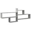 vidaXL Wall Shelf Concrete Grey 167.5x18x68 cm Engineered Wood