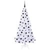 vidaXL Artificial Christmas Tree with Stand White 180 cm PVC and Steel