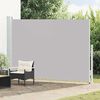 vidaXL Patio Retractable Side Awning 200x300 cm Grey