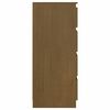 vidaXL Side Cabinet Honey Brown 60x36x84 cm Solid Pinewood