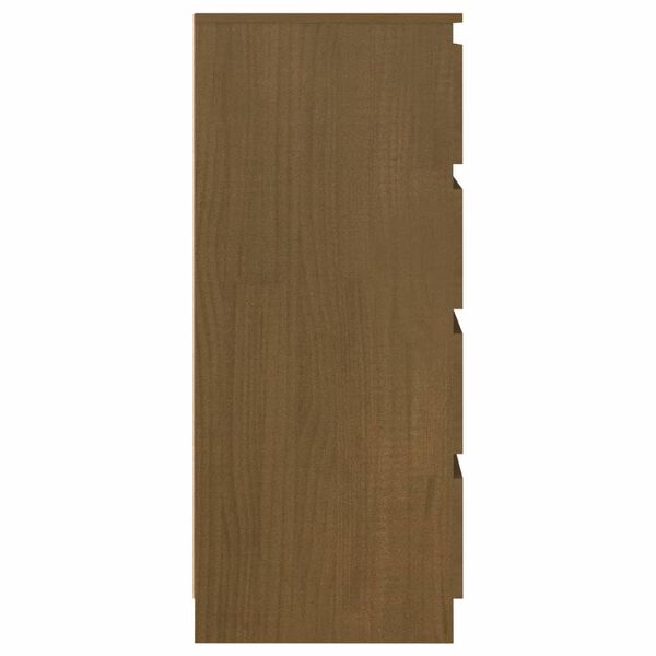 vidaXL Side Cabinet Honey Brown 60x36x84 cm Solid Pinewood