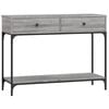 vidaXL Console Table Grey Sonoma 100x34,5x75 cm Engineered Wood