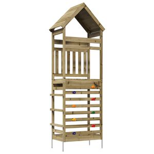 vidaXL Outdoor Play Tower Natural 53 x 85 x 264 cm