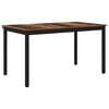 vidaXL Dining Tables 140 x 80 x 75 cm Engineered Wood Old Wood