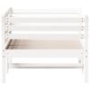 vidaXL Day Bed without Mattress White 80x200 cm Solid Wood Pine