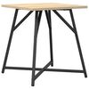 vidaXL Side Table Set 2 pcs Sonoma Oak and Black