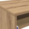vidaXL Desk with Shelf Artisan oak 77.5 x 43 x 79 cm Engineered Wood