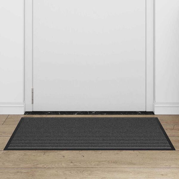 vidaXL Doormat Black 60 x 90 cm Polypropylene