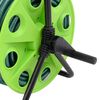 vidaXL Free Standing Green Hose Reel with 50 m Hose PVC