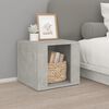 vidaXL Bedside Table Concrete Grey 41x40x36 cm Engineered Wood