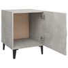 vidaXL Bedside Cabinets 2 pcs Concrete Grey Engineered Wood