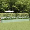 vidaXL Planter Green 600 x 80 x 45 cm Steel
