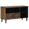 vidaXL TV Cabinet Brown 80 x 33.5 x 46 cm Solid Mango Wood