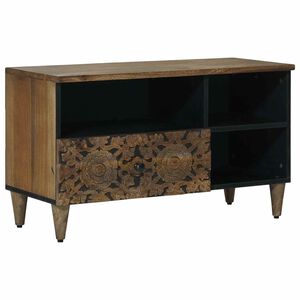 vidaXL TV Cabinet Brown 80 x 33.5 x 46 cm Solid Mango Wood