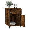 vidaXL Bedside Cabinets 2 pcs Smoked Oak 40x42x60 cm Engineered Wood