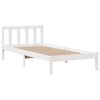 vidaXL Bookcase Bed without Mattress White 90x200 cm Solid Wood Pine