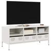 vidaXL TV Cabinet White 101.5x39x43.5 cm Cold-rolled Steel