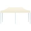 vidaXL Party Tent Folding Cream 291 x 580 x 315 cm Oxford Fabric
